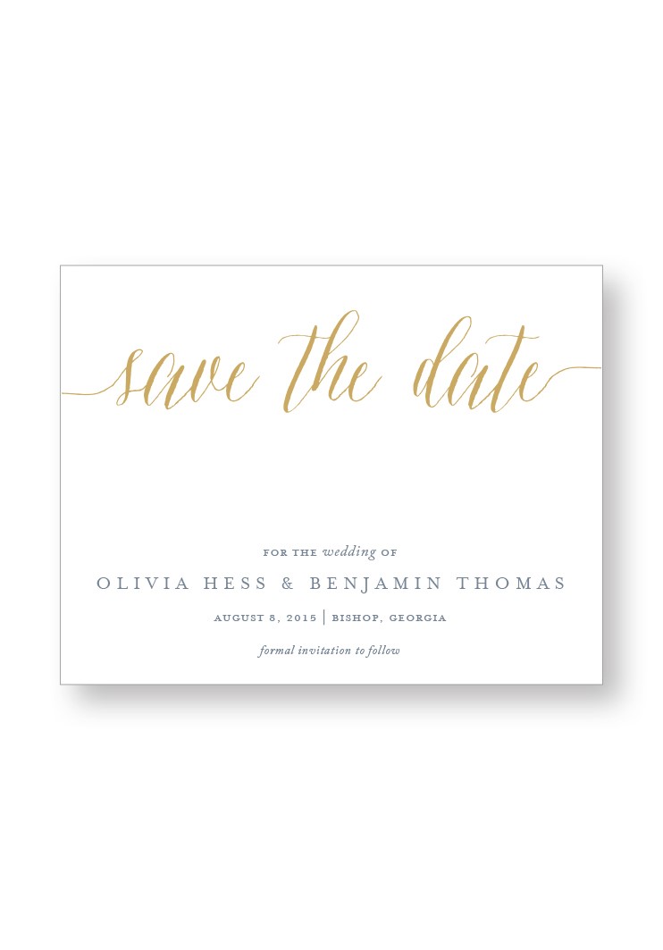Freesia Save the Date | Paper Daisies Stationery