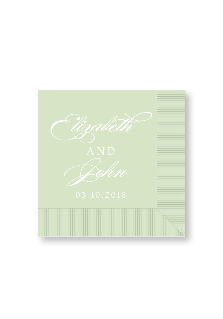 Spanish Moss Cocktail Napkins | Paper Daisies Stationery