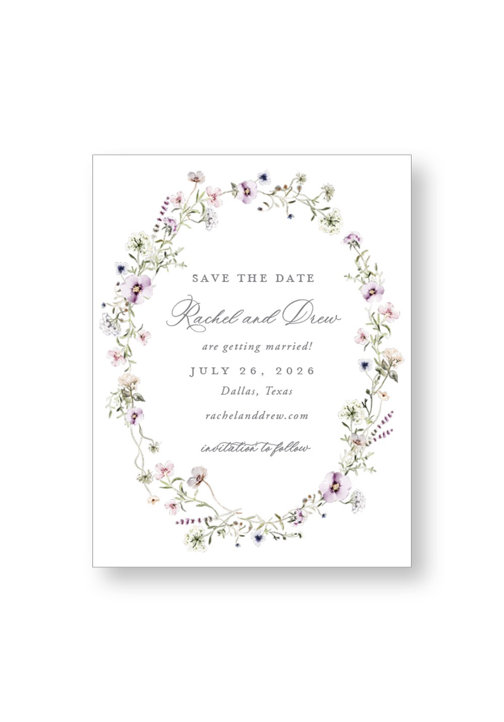 Camellia Save the Date | Paper Daisies Stationery