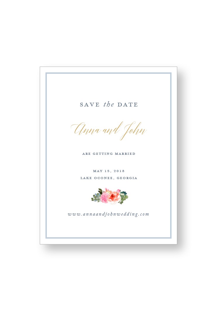 Bouquet Save the Date | Paper Daisies Stationery