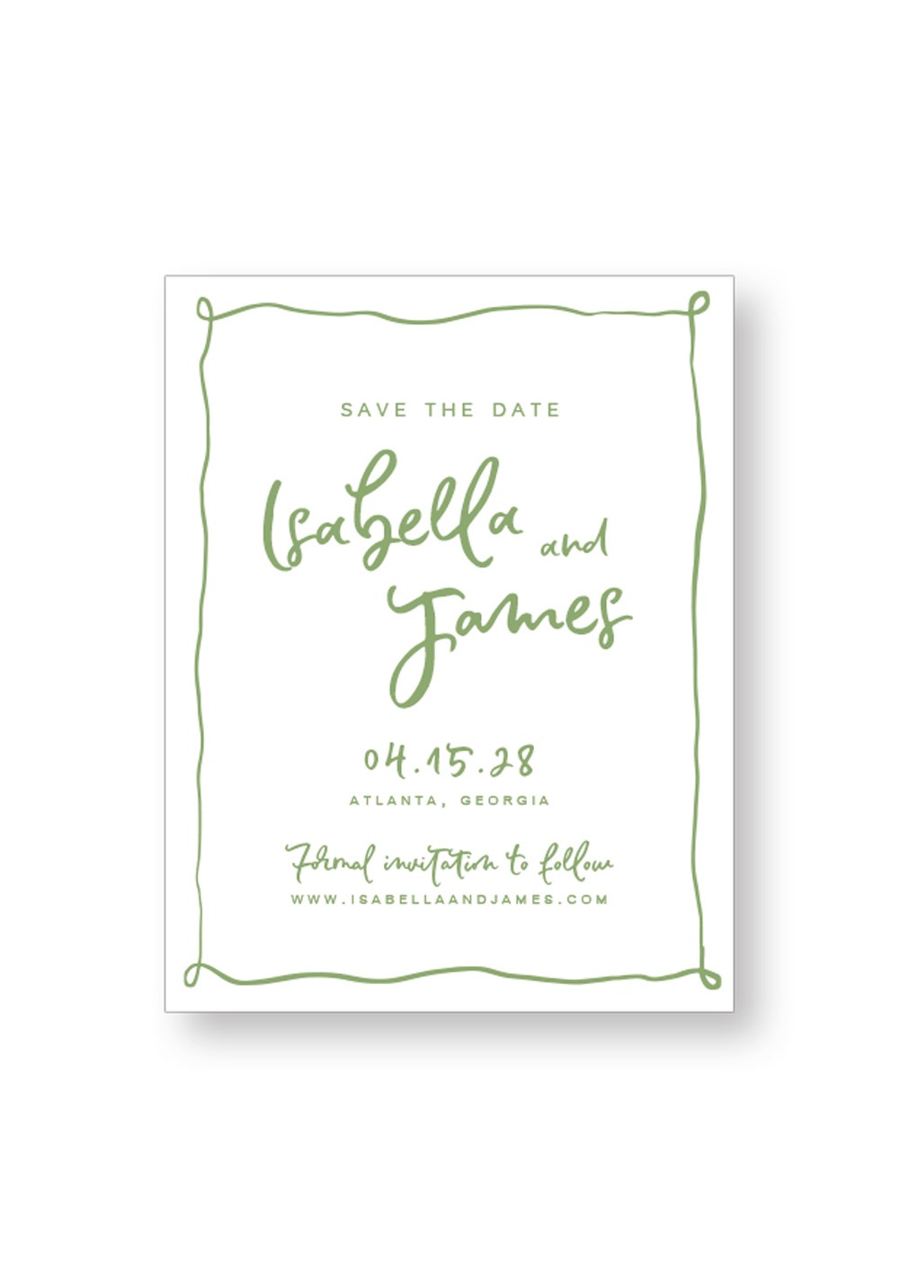 Daisy Save the Date | Paper Daisies Stationery