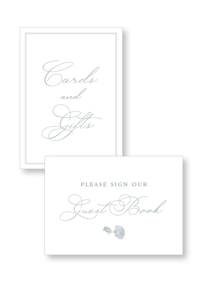 Blossom Ceremony & Reception Small Signage | Paper Daisies Stationery