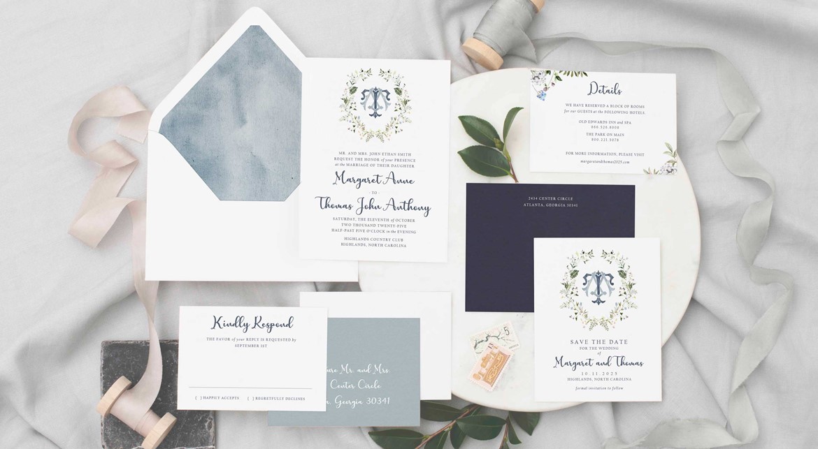 Blue Bell Collection Sample | Paper Daisies Stationery