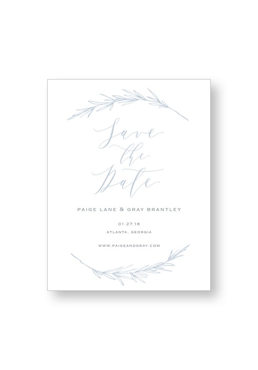 Periwinkle Save the Date