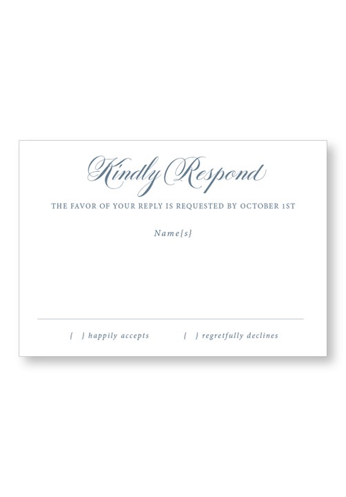Boxwood RSVP Card
